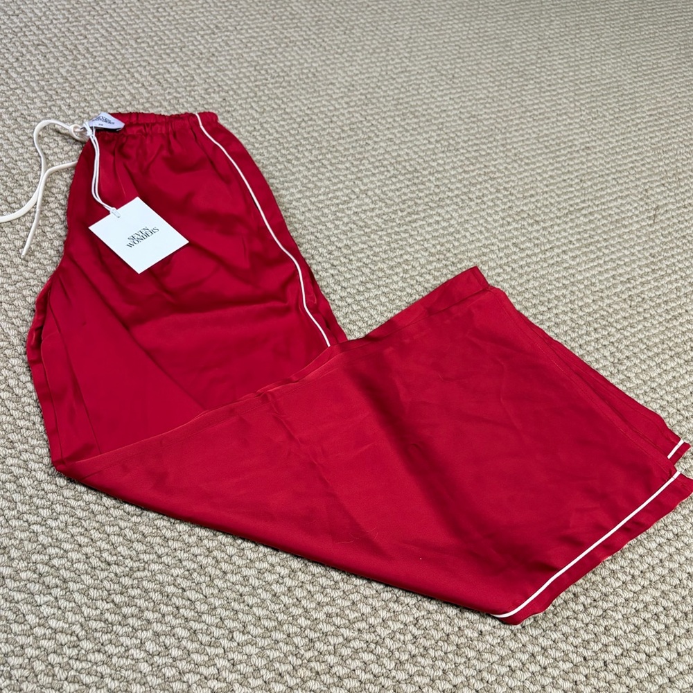 Seven Wonders Balie Palazzo pant - awesome silky wide leg “track pant”